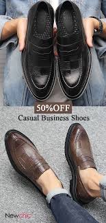 Men Retro Microfiber Leather Non Slip Slip On Casual Formal Shoes Formal Shoes Business Shoes Formal Shoes For Men