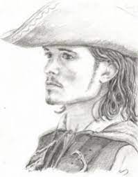 image dessin pirates des cara bes will turner of the caribbean lettre a coloriage feuille html