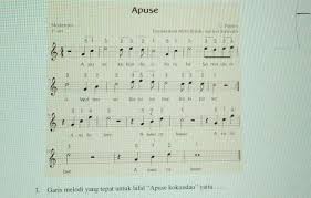 Not angka lagu apuse kokondao. Garis Melodi Yang Tepat Untuk Lafal Apuse Kokondao Yaitu Brainly Co Id