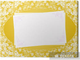 Des cartes gratuites à télécharger,ou carton d'invitation pour vos petits invités. Tableau Sur Toile Jaune D Invitation Vierge Pixers Nous Vivons Pour Changer
