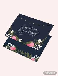 On your wedding day i wish you a lifelong honeymoon! 7 Wedding Congratulations Card Designs Templates Psd Ai Google Docs Apple Pages Free Premium Templates