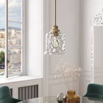 Newly wired for one standard bulb. Jamie Young Company Lotus 1 Light Novelty Pendant Reviews Wayfair
