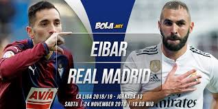 Haftasında real madrid evinde eibar'ı konuk etti. Data Dan Fakta La Liga Eibar Vs Real Madrid Bola Net