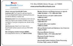 There are 12 medicaid offices in louisiana, serving a population of 4,663,461 people in an area of 43,195 square miles. Your Id Card Amerihealth Caritas Louisiana Medicaid Managed Care Plan Serving Louisiana Citizens A Member Of The Amerihealth Caritas Family Of Companies
