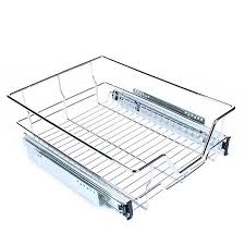 Herchr Pull Out Sliding Kitchen Storage Cabinet Pantry Pull Out Sliding Metal Basket Drawer Diy Kitchen Storage Shelf Baskets Storage Kitchen Cabinet Storage