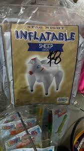 Stag Night Inflatable Sheep : roddlyterrifying