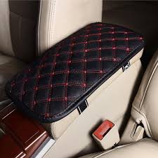 Leather Car Armrest Pad Covers Car Console Car Seats Center Console