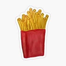 Regular chicken shish kebab wrap or sub. Mcdonalds Fries Stickers Redbubble