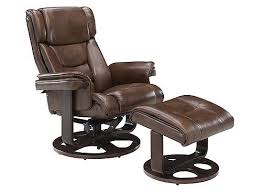 Monty Reclining Chair Ottoman Brown Raymour Flanigan Chair Leather Chair Living Room Scandinavian Recliner Chairs
