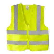 Neiko High Visibility Zipper Front Safety Vest With Reflective Strips Neon Yellow Size Xxl 7 50 Safety Vest Safety Clothing Neon Yellow