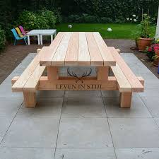 Whether You Mean To Acquire Or Diy These Picnic Tables Will Certainly Offer You Lots Of Motivation Diy Garden Furniture Picnic Table Plans Backyard Furniture
