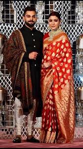 Pin On Celebrities Anushka sharma's red banarsi sari was centre of attraction at the but do you know that anushka sharma selected red colored banarasi saree for a particular reason.