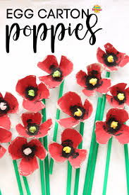 Whoever thought that drawing sophisticated flowers was that easy? Easy Poppy Crafts For Veterans Day And Remembrance Day Happy Hooligans