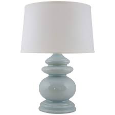Riverceramic Cottage Gloss Mist Blue Table Lamp 41p72 Lamps Plus In 2020 Table Lamp Blue Table Lamp Lamp