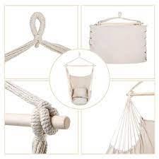 hammock chair with 2 pillow set swing chair cotton canvas etsy hanging rope chair rope chair hammock swing chair