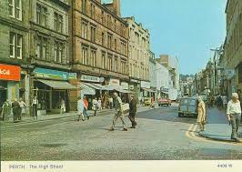 Perth The High Street Perth Scotland Dundee Old Photos