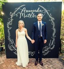 Chalk Board Photo Booth Backdrop With Wedding Couple Photo Backdrop Wedding Photo Booth Backdrop Wedding Wedding Photo Booth