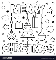 Simple coloring pages for preschool toddlers and kids coloring. Merry Christmas Coloring Pages Coloring And Drawing