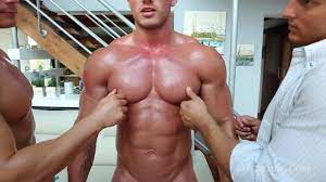 Nipple Play: Poor muscle man surrenders his… ThisVid.com