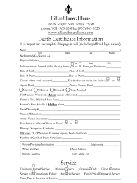 ☐ order your vital records online (additional fees may apply) through vitalchek, or. Texas Death Certificate Form Fill Out And Sign Printable Pdf Template Signnow