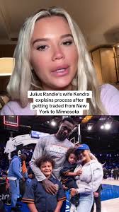 “When we heard Minnesota, it was pretty shocking. Although we were so ready  to leave New York, living in a condo with two kids is so hard.” (via  @Kendra Randle) #newyorkknicks #minnesotatimberwolves ...