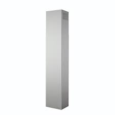For a ducted system, the ducts connect behind the chimney area. Ductless Flue Extension In Stainless Steel For Ew48 Series Chimney Range Hood