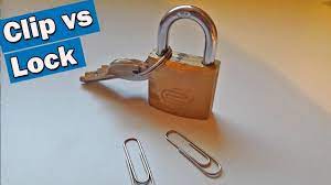 Www.masterlockvault.com keep your combination in a safe place or store it on master lock's secure site: Open A Padlock With One Paperclip Nothing Else 7 Steps With Pictures Instructables