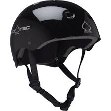 Pro Tec Classic Gloss Skateboard Helmet Black Xl