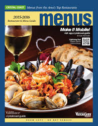 Welcome to fish hut grill, your home place for relaxation and refreshment! Crystal Coast Restaurant Menu Guide 2015 2016 By Vistagraphics Issuu