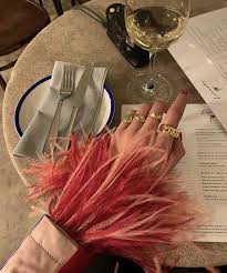 Lunch Aesthetic Cafe Paris Nyc New York City Girl Classy Rich Inspo Dine In Dinner Wine Nyc Girl Instagram City Girl
