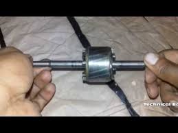 If a key is to be fitted place it in the shaft keyway before fitting the bush. How To Replace Bushes And Shaft In Motor Youtube