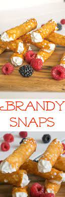 British Brandy Snaps Recipe Brandy Snaps Popular Desserts British Desserts