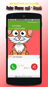 My Cartoon Cat Calling Fake Phone Call Prank For Android Apk Download