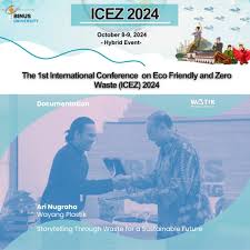 Pada kesempatan kali ini saya diundang mewakili Wayang Plastik untuk terlibat sebagai Keynote Speaker ICEZ 2024. Storytelling Through Waste for a Sustainable Future atau Bertutur melalui limbah untuk masa depan yang berkelanjutan.