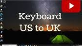 However changing the default display language of windows is another thing that shows everything in the selected language, you can also change display language. How To Change Keyboard Language Uk Keyboard To Us In Windows 10 Youtube