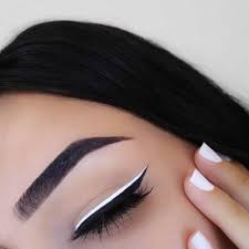 Black And White Eyeliner Pencil Glamour Heaven White Eyeliner Eye Makeup Makeup Inspo