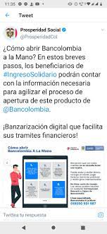 • usuarios de bancolombia : Wintor Como Abrir Bancolombia A La Mano En Estos Facebook