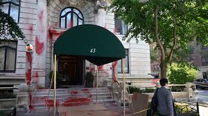 New York Times editor's apartment building vandalized