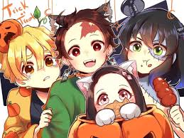 Gomi On Instagram Early Halloween Art Cus Is Haven T Posted In So Long U U Ufotable Really Blessed Us With Neko Nez Anime Halloween Anime Demon Halloween Art