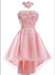 2018 Pink Short Prom Dress Lovely Prom Dress Mini Party Dress Pink Formal Dresses Halter Homecoming Dress Evening Dresses