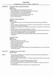 Resume For Nursing Student Best Of Student Nurse Resume Samples Nursing Resume Template Student Nurse Resume Student Resume