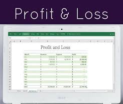 Business Profit And Loss Revenue And Expense Tracker Etsy In 2020 Profitable Business Profit And Loss Statement Stock Market