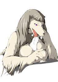 FurryBooru - blush breasts canine disembodied penis dog fellatio female  male mammal monster rancher oral oral sex penis sex shiyusu straight titfuck  unknown species | 242051