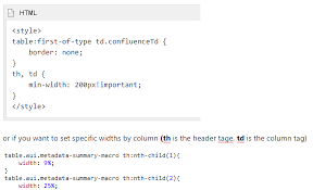 For example, you cannot change the text color. How Can I Set The Column Width Of Page Properties