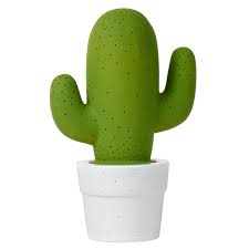 Better homes & gardens white wash faceted faux wood table lamp. Green Table Lamp Cactus With A Decorative Effect Lights Co Uk
