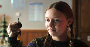 Ellá Márge Nutti spelar rollen som Ristin i årets julkalender "Snödrömmar" 