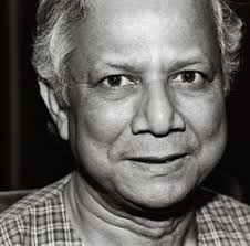 The famine that hit bangladesh in 1974 pushed him to do something about poverty. Laureate Muhammad Yunus
