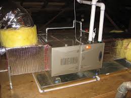 A cutout is provided on both sides of the downflow furnace cabinet to allow a 90° elbow to be when the upflow furnace is installed in the horizontal right or left application and a return duct is attached to the top side as shown in figure 12. San Jose Ac Installation