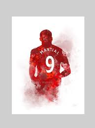 Anthony Martial Art Print Manchester United Football Sport Etsy Manchester United Art Manchester United Wallpaper Anthony Martial