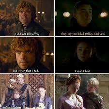 Joffrey baratheon death game of thrones joffrey dies game of thrones joffrey dead joffrey death scene game of thrones purple wedding from game of thrones the lion and the rose season 4. Pin By Kimmy Chalakee On Got Tyrion And Sansa Game Of Thrones Quotes Film Books